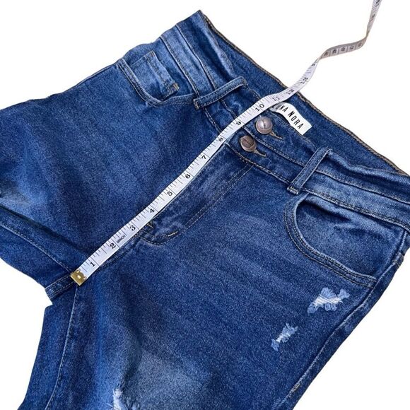 Luna Nora high rise skinny jeans distressed size 8 - Picture 12 of 16